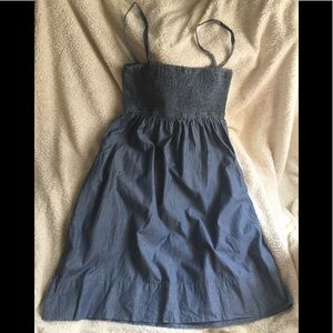Mango Jeans Denim Strap Dress Size Medium